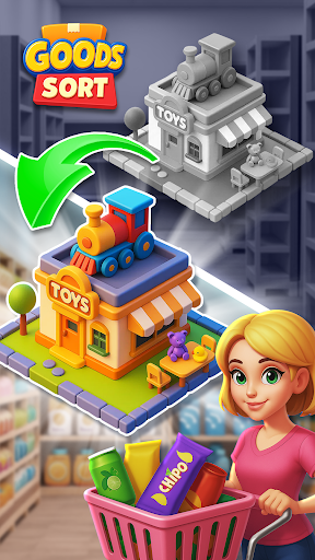 Goods Sorting: Match 3 Puzzle