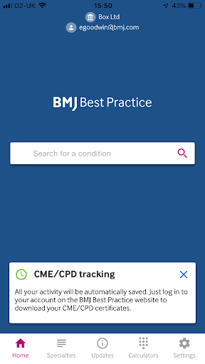 BMJ Best Practice الحاسوب