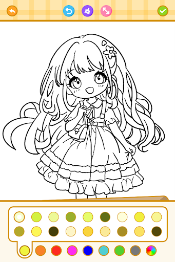 Cute Color: เกมระบายสีอนิเมะ PC