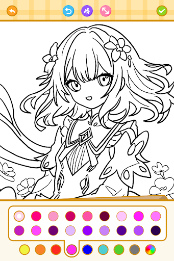 Cute Color: เกมระบายสีอนิเมะ PC