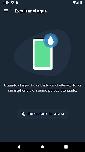 Expulsar agua del altavoz