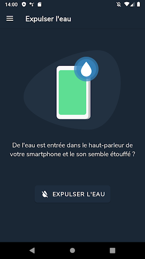 Expulser l'eau du haut-parleur