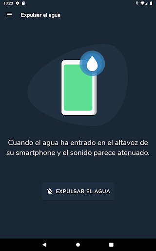 Expulsar agua del altavoz