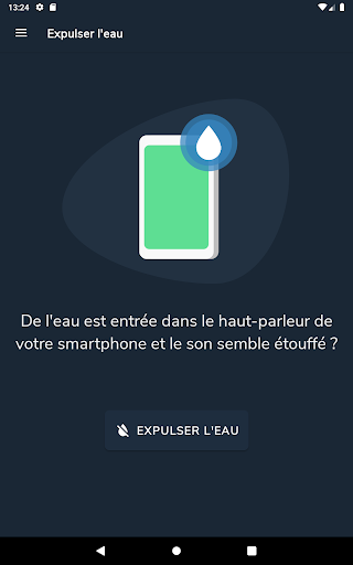 Expulser l'eau du haut-parleur