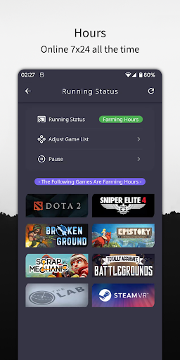 SteamX - Card Farmer for Steam পিসি