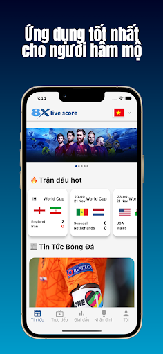 BX Score - tỷ số trực tiếp