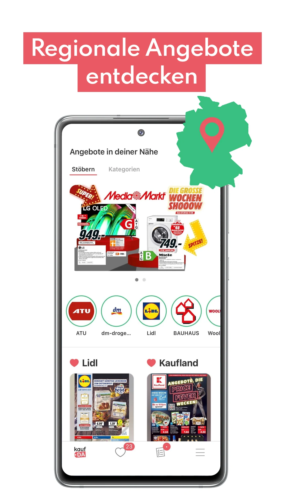 kaufDA - Prospekte, Angebote & Schnäppchen PC