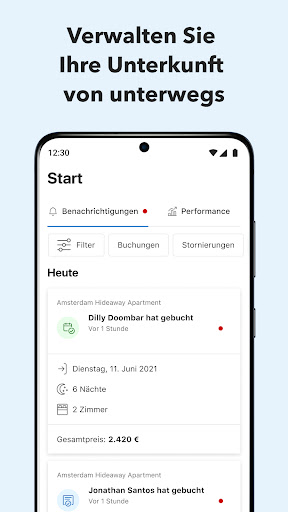 Pulse für Booking.com-Partner PC