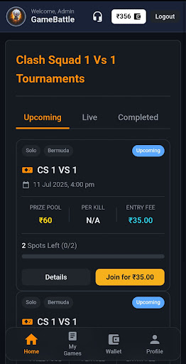 BoomBattle FF Tournaments پی سی