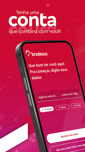 Bradesco: Conta, Cartão e Pix!