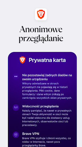 Brave prywatna przeglądarka PC