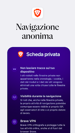Brave Browser Web VPN Privato PC