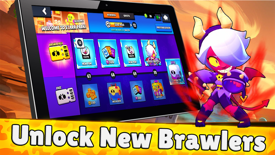 Brawl Pass box simulator for Brawl Stars PC