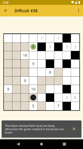 Kuromasu: Logische Puzzels