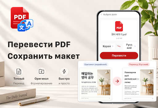 AI PDF Ридер и Редактор ПК