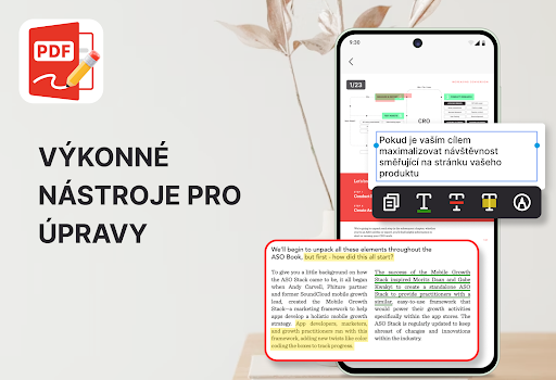 PDF Čtečka a PDF Upravovač PC