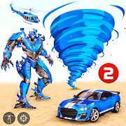 Tornado Robot Car Transform Hurricane Hero Fight PC