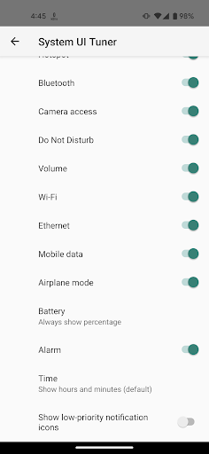 System UI Tuner PC版