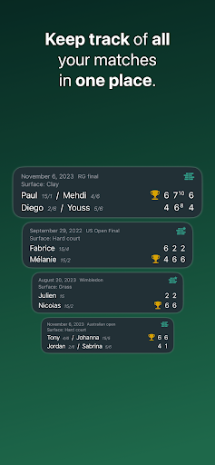 Statennistics: Tennis tracker PC