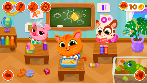 Bubbu School – حيواناتي الحاسوب