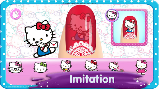 Salon de manucure Hello Kitty