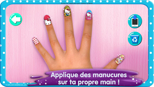 Salon de manucure Hello Kitty