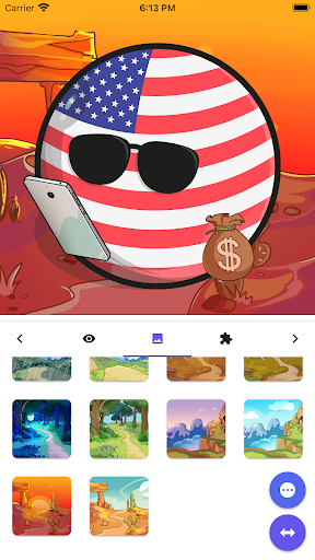 Adesivos Countryballs para PC