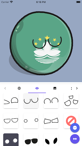 Adesivos Countryballs para PC