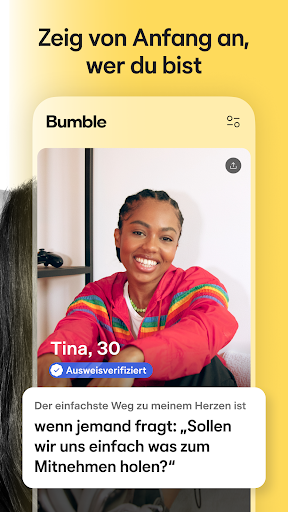 Bumble - Dating, Neue Freunde & Singles Treffen