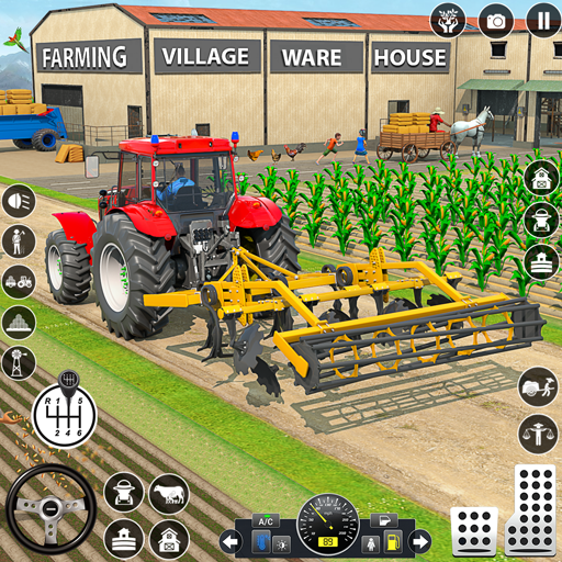 Farming Games: Tractor Driving পিসি