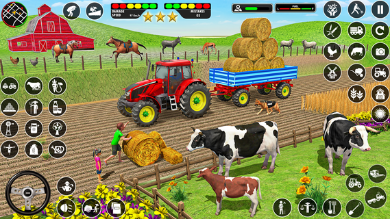 Farming Games: Tractor Driving پی سی