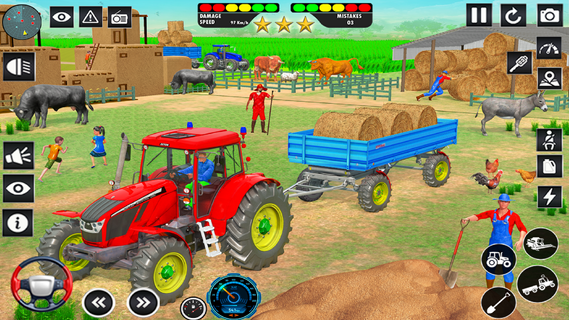 Farming Games: Tractor Driving پی سی