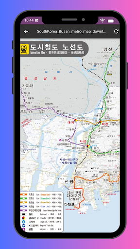 Busan Metro Map 2024 PC
