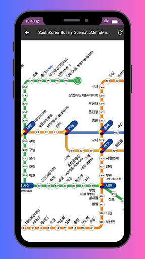 Busan Metro Map 2024 PC