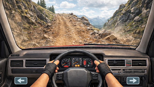 Montagne Voiture Conduite Jeu