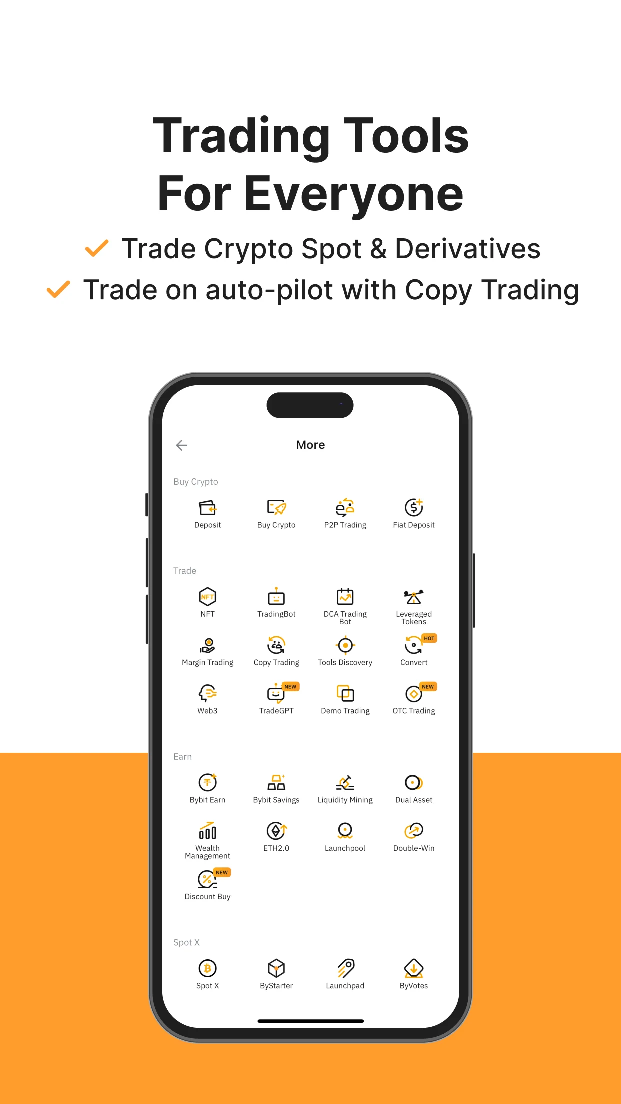 Bybit: Achetez Bitcoin cryptos PC