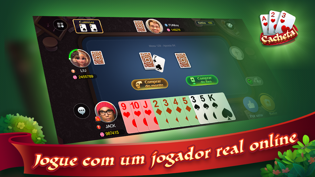 Baixar e jogar Buraco Online Jogatina: Jogos de Cartas de Baralho no PC com  MuMu Player