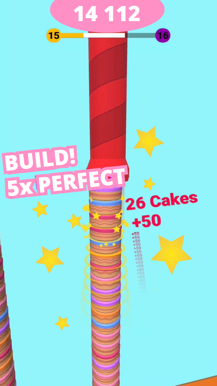 Download Cake Tower - New tower builder game on PC with MEmu