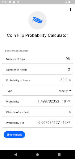 Coin Flip Probability PC