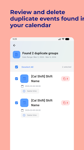 Cal Dedup — No more duplicate PC