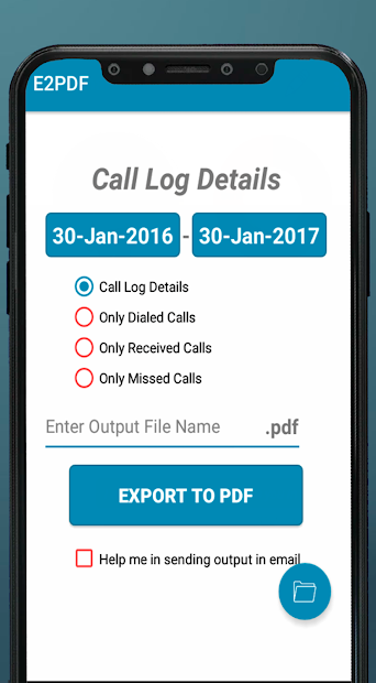 Call Detail Backup الحاسوب
