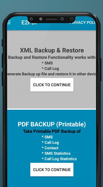Call Detail Backup الحاسوب