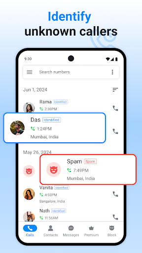 komputer Caller ID, Phone Dialer, Block