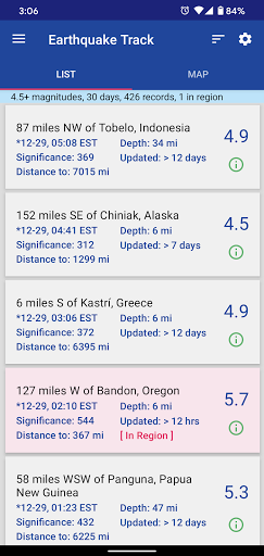 Earthquake Track PC版