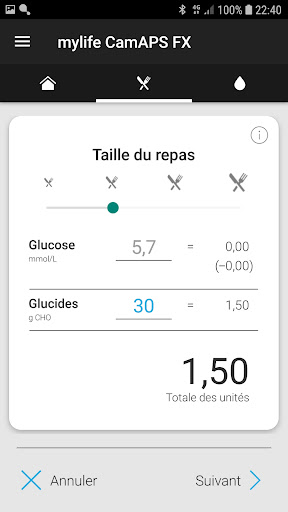 mylife CamAPS FX (mg/dL) PC