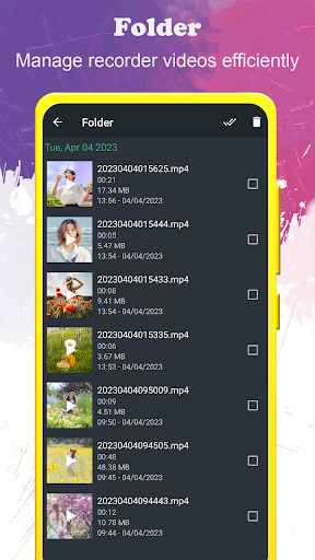 grabadora de video de fondo