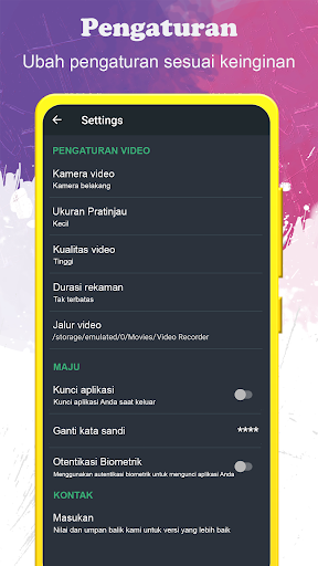 perekam video latar belakang PC