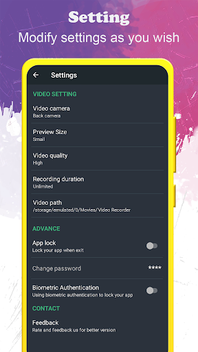 background video recorder پی سی