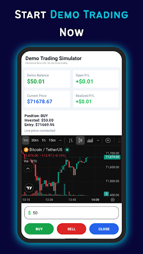 Candlestick Charts & Simulator পিসি