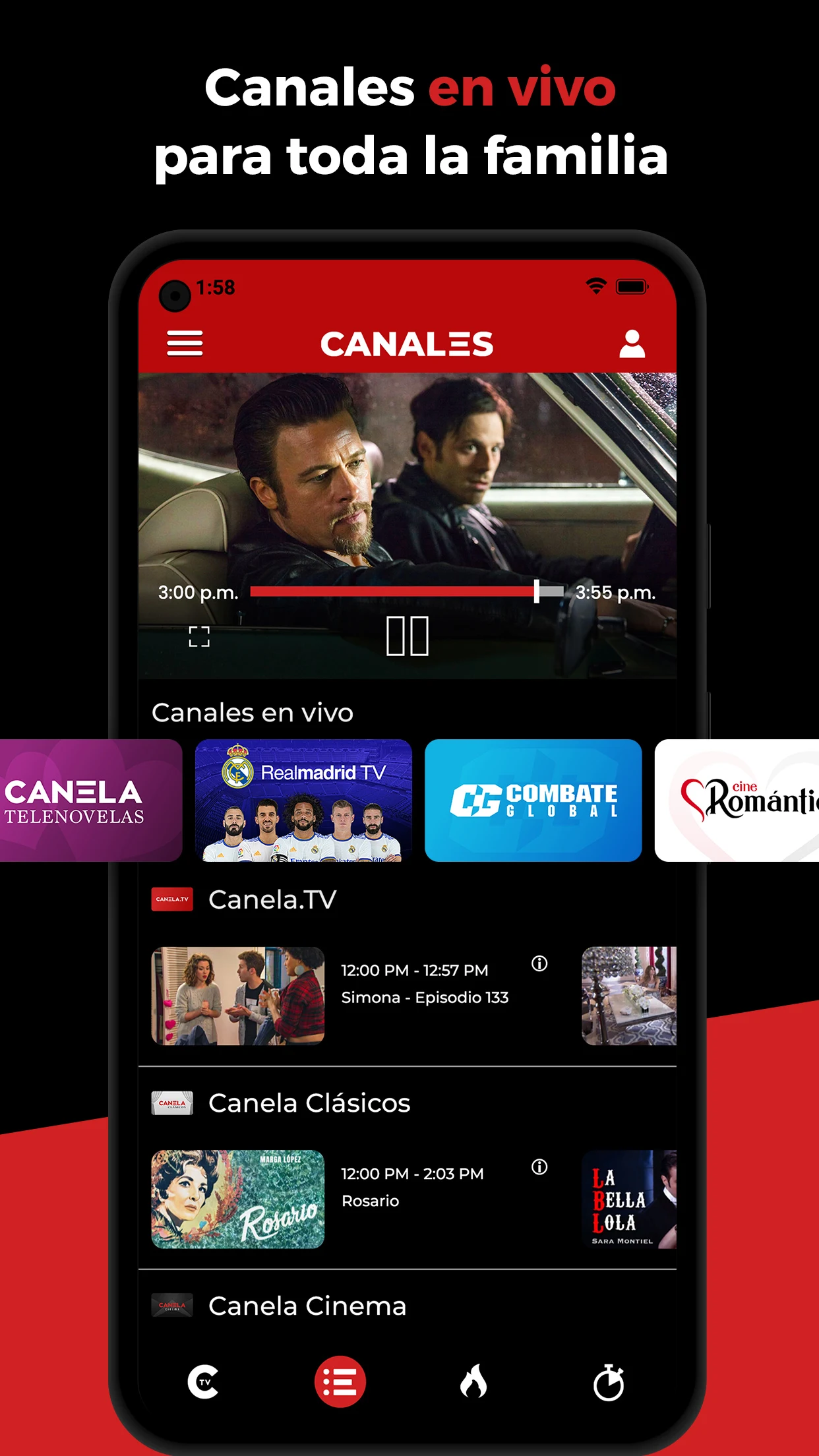 Canela.TV - Cine y TV gratis PC